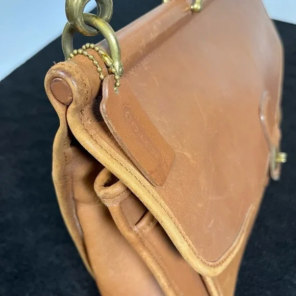 Vintage Coach Beekman 5266 Shoulder Bag Leather Messenger Briefcase Laptop - Picture 8 of 16